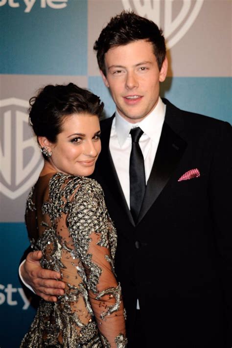 were lea michele and cory monteith dating in real life